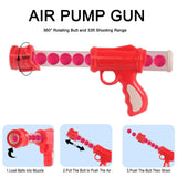 Dinosaur Toys Shooting Target Toy Gun for Kids-Air Pump Shooting Game with 20 Balls