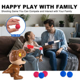 Dinosaur Toys Shooting Target Toy Gun for Kids-Air Pump Shooting Game with 20 Balls
