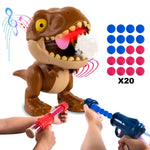 Dinosaur Toys Shooting Target Toy Gun for Kids-Air Pump Shooting Game with 20 Balls