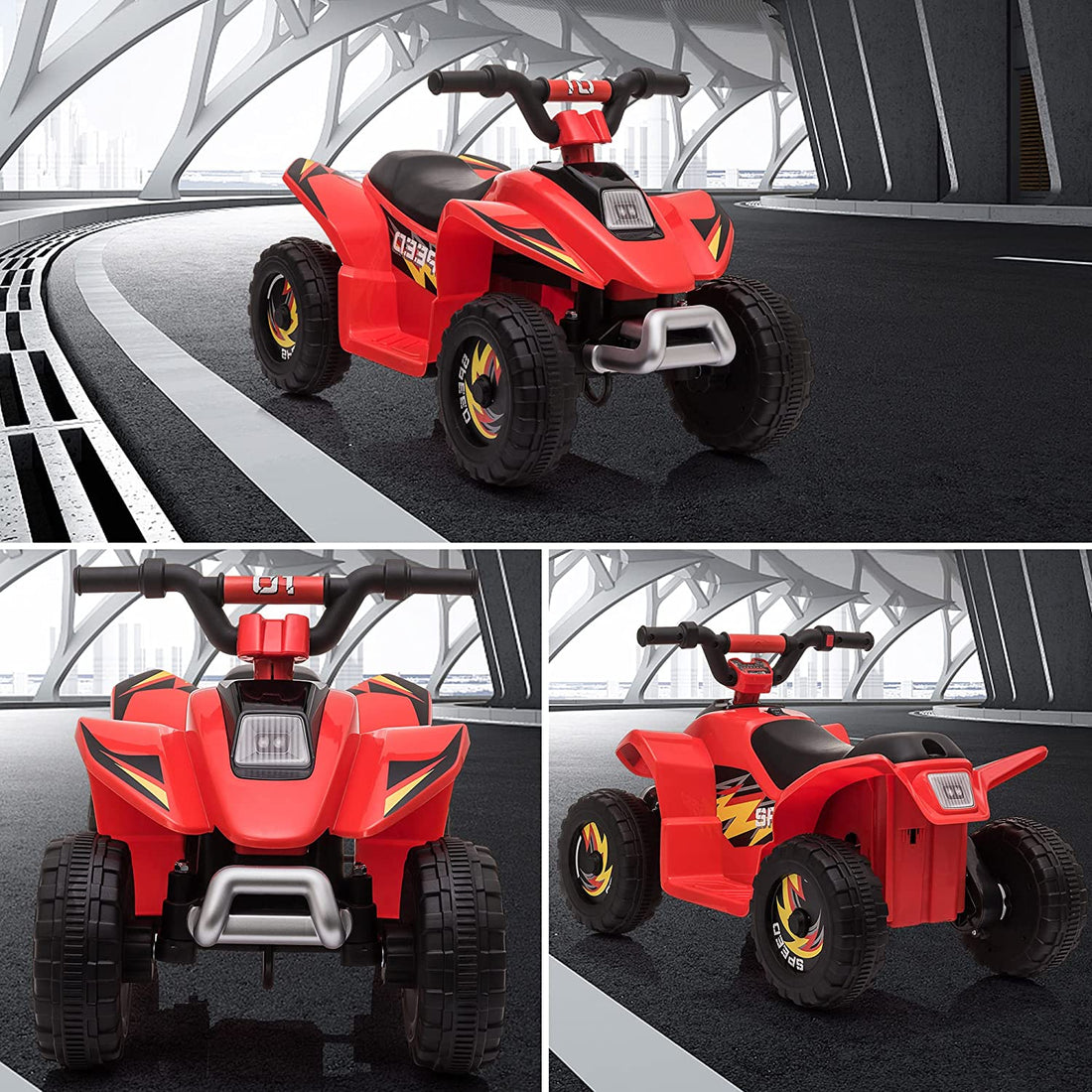 roadsterz volt 6v electric ride on quad