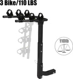 3 Bike Rack Bicycle Carrier Racks Hitch Mount for Car 2" Hitch Receiver