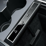 Tesla Model 3/Y Center Console USB Hub for 2021 Dual Type-C Ports PD Fast Charge USB Splitter