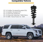 Set of 2 Front Complete Strut Assemblies with Coil Springs Replacement Struts Shocks
