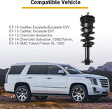 Set of 2 Front Complete Strut Assemblies with Coil Springs Replacement Struts Shocks