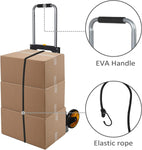 Heavy Duty Folding Hand Truck Dolly - 2 Wheel Aluminum Alloy Moving Hand Cart, 330LB Capacity