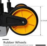 Heavy Duty Folding Hand Truck Dolly - 2 Wheel Aluminum Alloy Moving Hand Cart, 330LB Capacity
