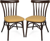 2 Set Modern Upholstered Dining Chair Armless Side Chairs
