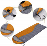 Lightweight Portable Waterproof Insulation Sleeping Bag Suit, Orange
