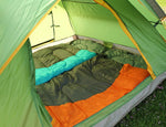 Lightweight Portable Waterproof Insulation Sleeping Bag Suit, Orange