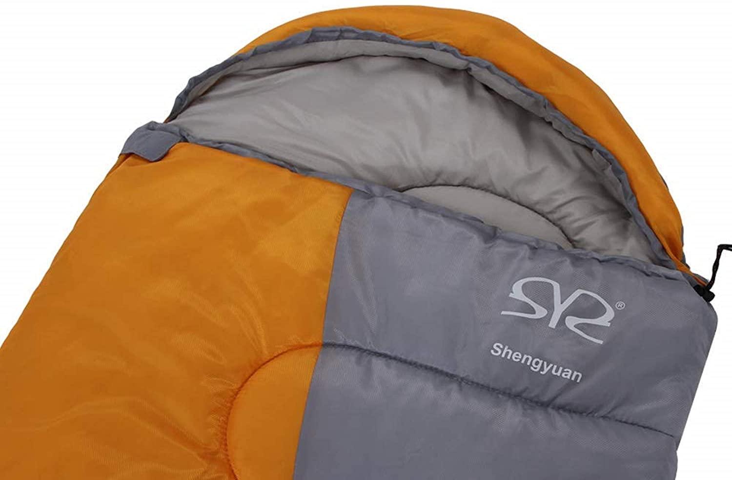 (Out of Stock) Lightweight Portable Waterproof Insulation Sleeping Bag Suit, Orange