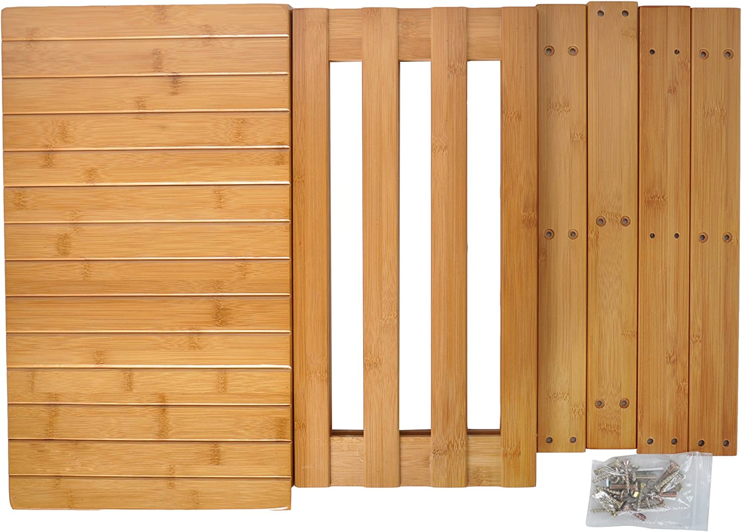 2- Tier Bamboo Shoe Entryway Storage Bench Rack Shoe Organizer