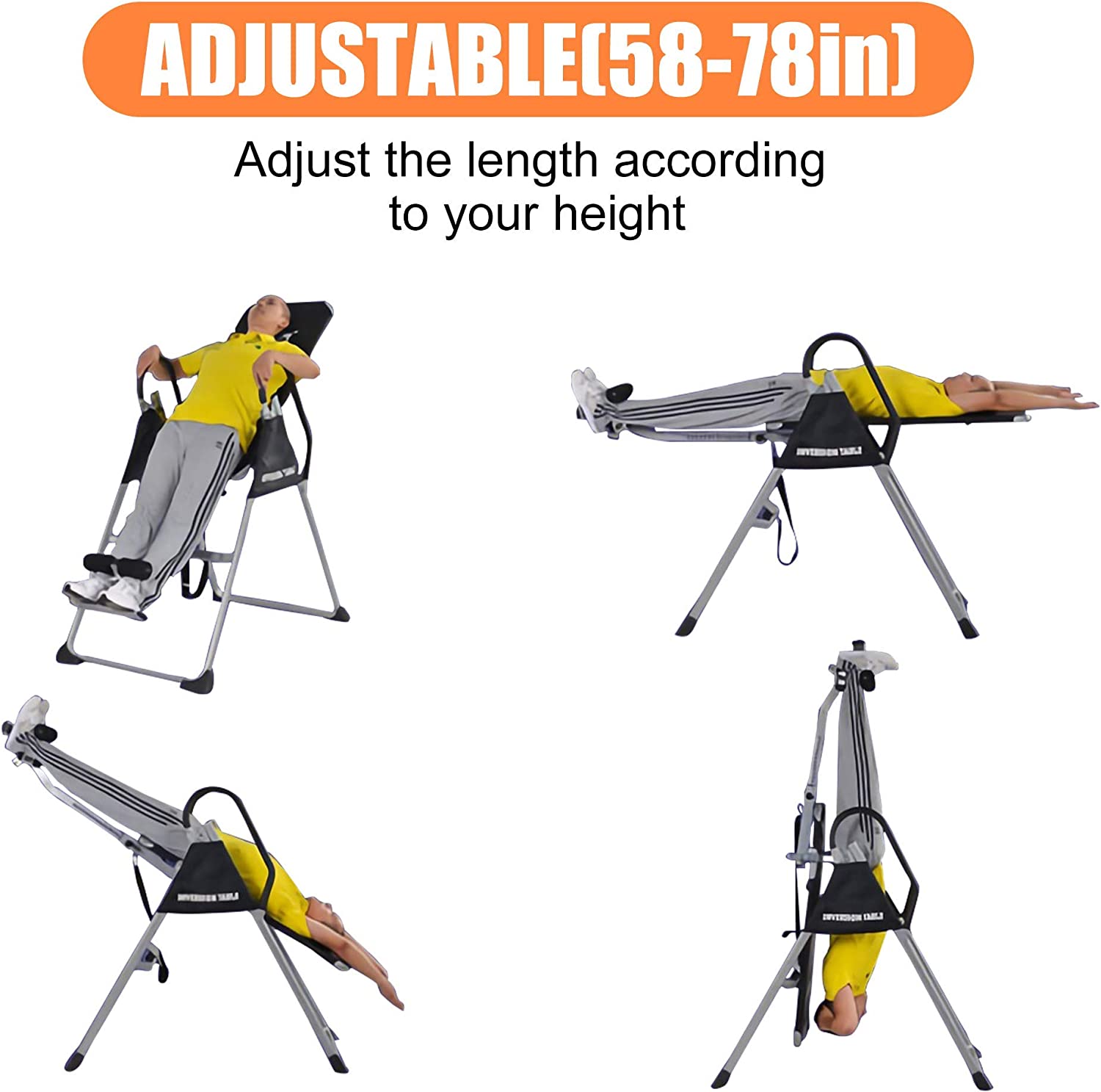 (Out of Stock) Inversion Bed, Adjustable Inversion Table, Foldable Inversion Stretcher, Inversion Stand
