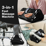 Shiatsu Foot Leg Massager Machine Therapeutic Foot Massager w/High Intensity Rollers with Remote