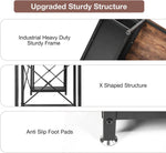47.2" Computer Desk w/ 4 Storage Shelves & 4 Hooks, Large Desk Study Writing Table, Home Office Desk w/ CPU Stand, Black