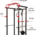 Full Body Train Power Rack Squat Cage, Fitness Smith Cage System
