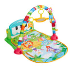 Activity Kick and Play Mat Gym with Piano for Baby 0-36 Months, Light and Music Piano Gym Toy