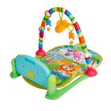 Activity Kick and Play Mat Gym with Piano for Baby 0-36 Months, Light and Music Piano Gym Toy