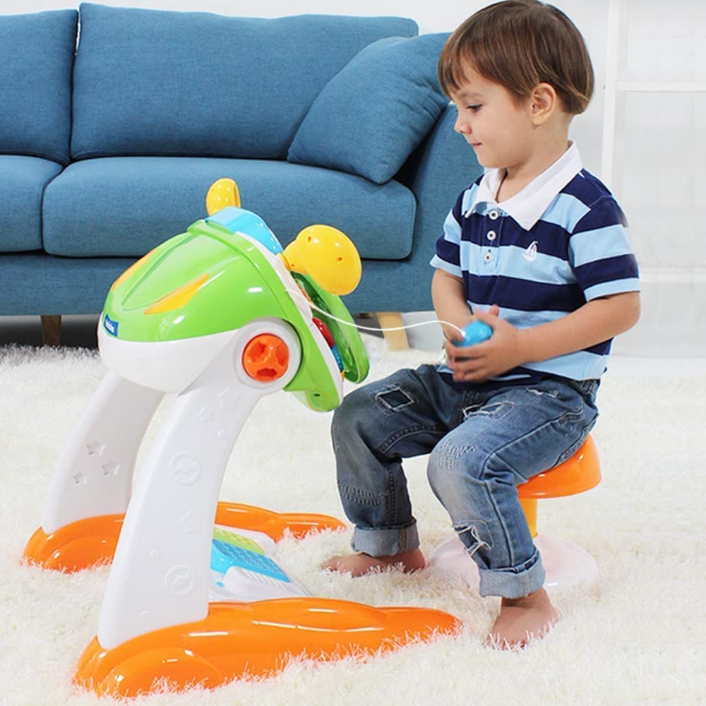 Kids Driving Simulate Ride on Toy Pretend Play Steering Wheel Toy for Toddlers