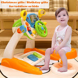 Kids Driving Simulate Ride on Toy Pretend Play Steering Wheel Toy for Toddlers