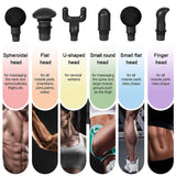 Massage Gun Deep Tissue Percussion Muscle Massager, Silver White - Bosonshop