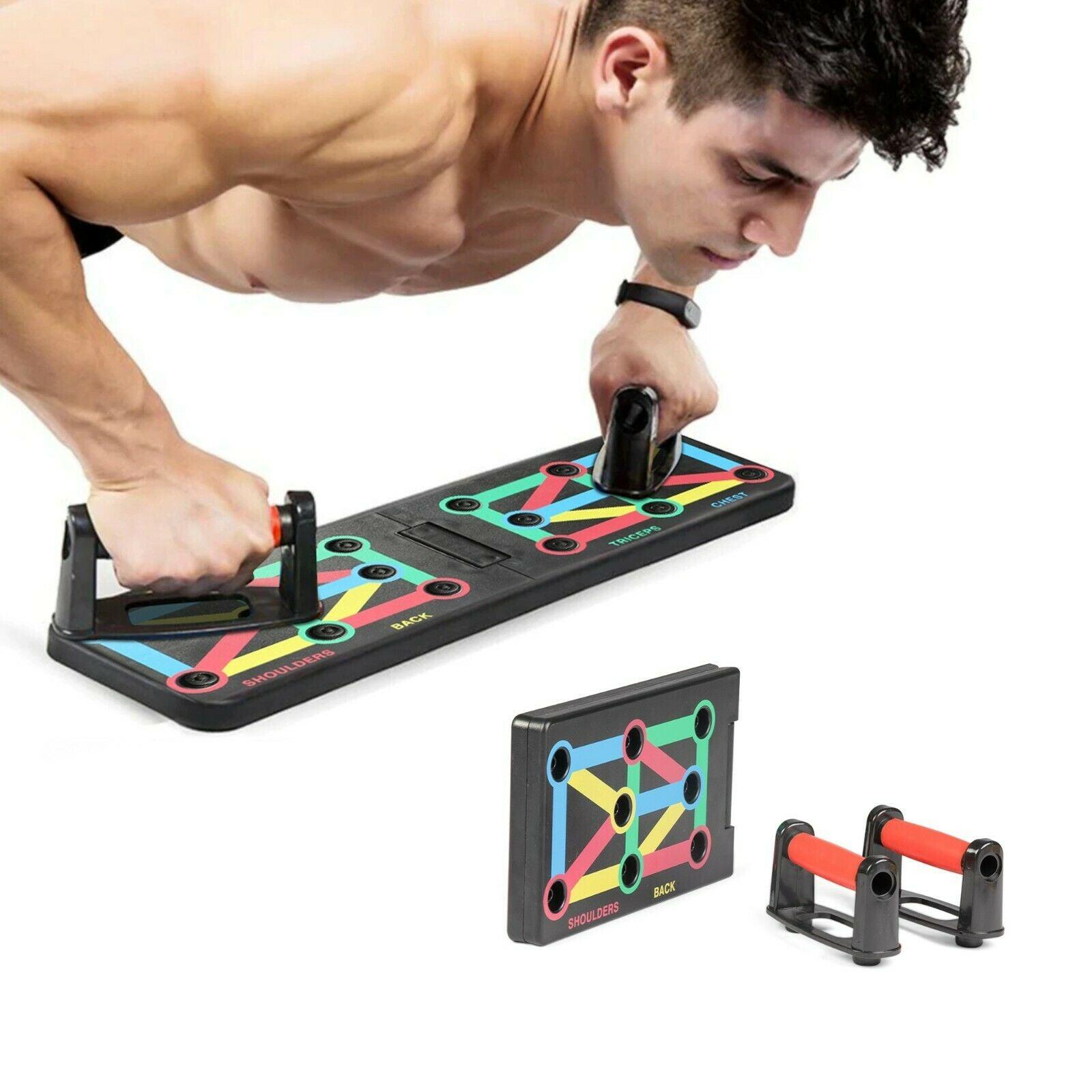 Portable 12-IN-1 Fold Push Up Rack Board Exercise Tool - Bosonshop