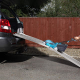 2 PC 7.5' Folding Pickup Truck Aluminum Ramps Loading Ramps for Trucks, 1500lbs Capacity