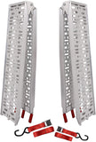 2 PC 7.5' Folding Pickup Truck Aluminum Ramps Loading Ramps for Trucks, 1500lbs Capacity