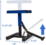 330LB Motorcycle Dirt Bike Stand Rack Lift Hoist Table Height Adjustable Lifting Stand