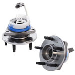 513121 Front Wheel Hub Bearing Assembly 2 Set 5 Lug w/ABS Sensor
