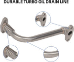 Turbo Oil Return Drain Line Kit for 6.6L LLY, LBZ, LMM, Duramax