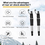1 Pair Rear Air Suspension Shock Absorber Struts Replacement