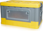 Lidded Storage Bins Instant Crate Collapsible Box Picnic Platform Table 2-in-1 Stackable Plastic Box