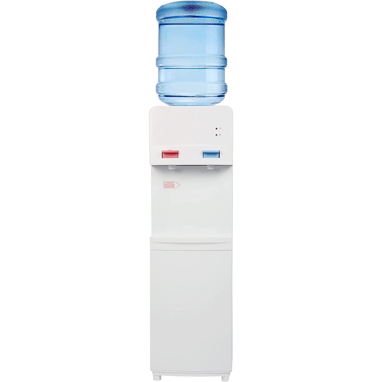 5 Gallon Top Loading Water Cooler Water Dispenser with Child Safety Lock, 2 Temps (Hot & Cold), ETL Listed, White